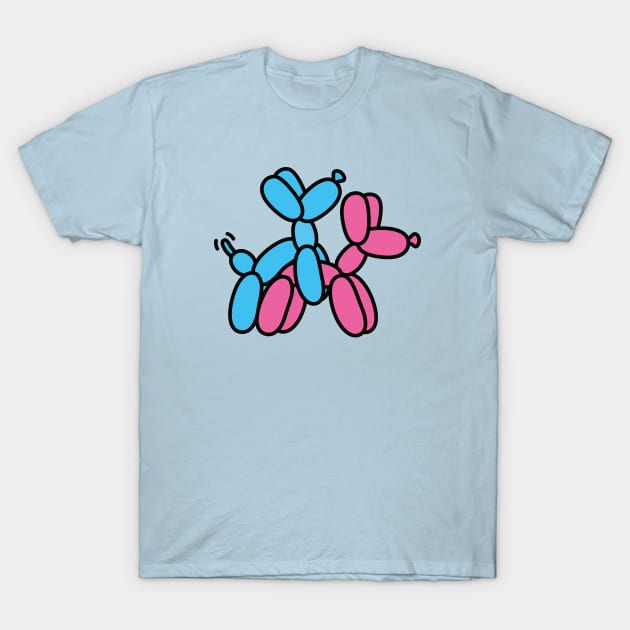 Balloon artist, balloon twister, mating dogs balloon animal T-Shirt by LaundryFactory